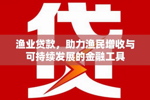 文昌渔业贷款，助力渔民增收与可持续发展的金融工具