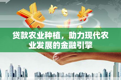 石柱贷款农业种植，助力现代农业发展的金融引擎