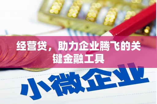 晋江经营贷，助力企业腾飞的关键金融工具