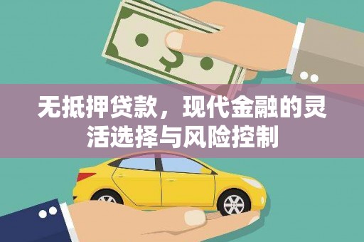 浑源无抵押贷款，现代金融的灵活选择与风险控制