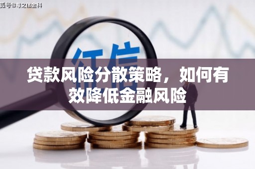 中原贷款风险分散策略，如何有效降低金融风险