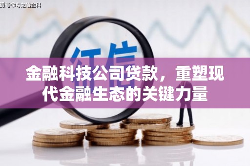 任丘金融科技公司贷款，重塑现代金融生态的关键力量