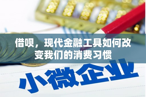 孝昌借呗，现代金融工具如何改变我们的消费习惯