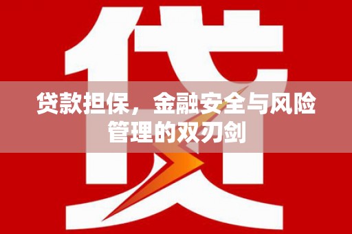 嘉陵贷款担保，金融安全与风险管理的双刃剑
