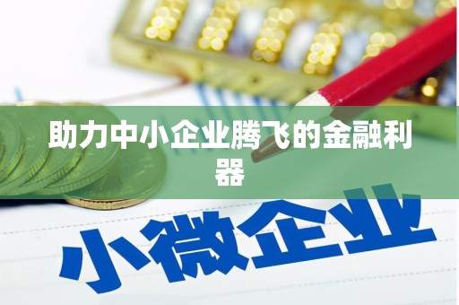 白碱滩助力中小企业腾飞的金融利器