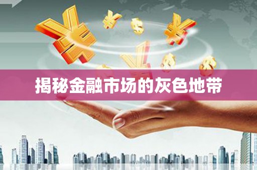 姑苏揭秘金融市场的灰色地带