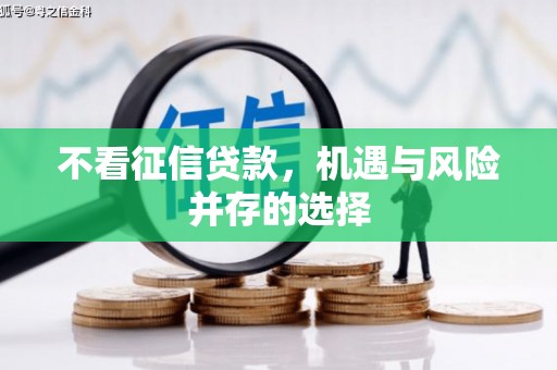 双清不看征信贷款，机遇与风险并存的选择