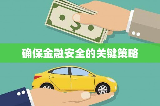 荔城确保金融安全的关键策略